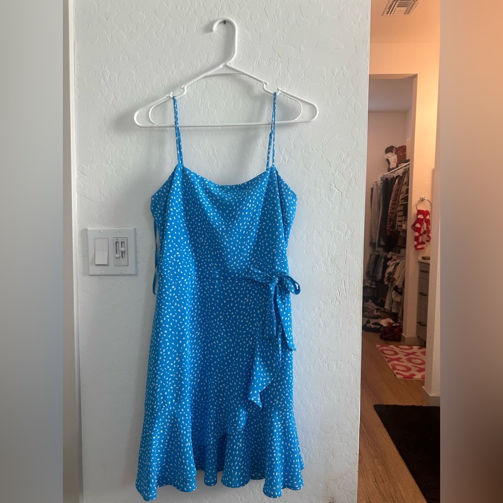 Blue Polka Dot Dress